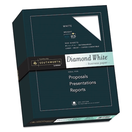 Southworth Paper, 24No, DiamondWhite 31-224-10